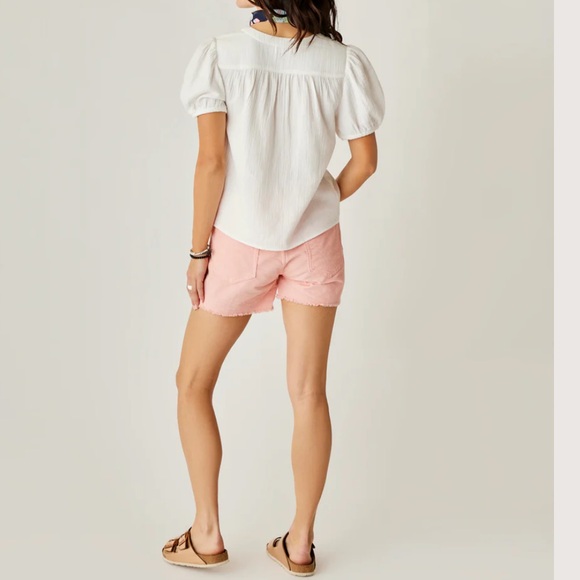 Carve Designs Oahu Organic Cotton Pink Shorts size 0 - Picture 1 of 7